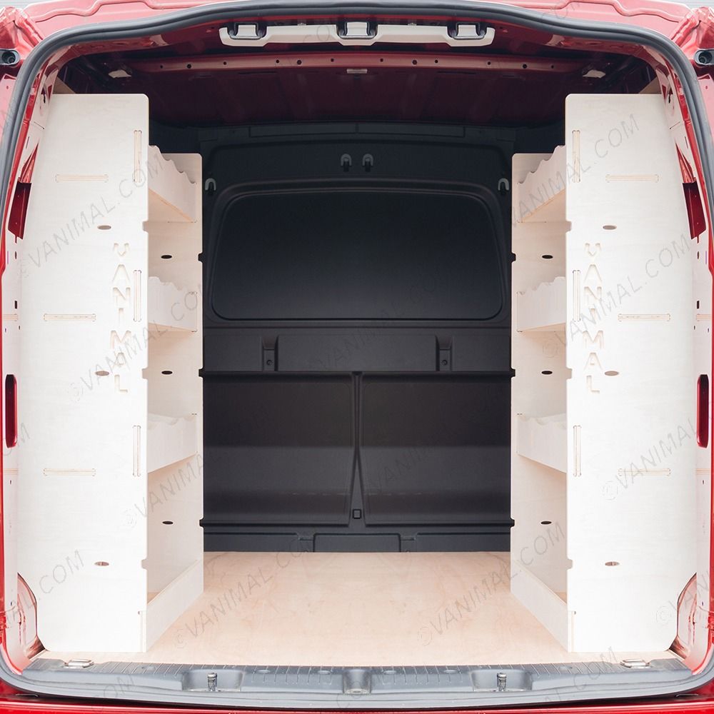 Nissan Townstar 2022+ L2 Double Rear Van Racking with NS and OS racks