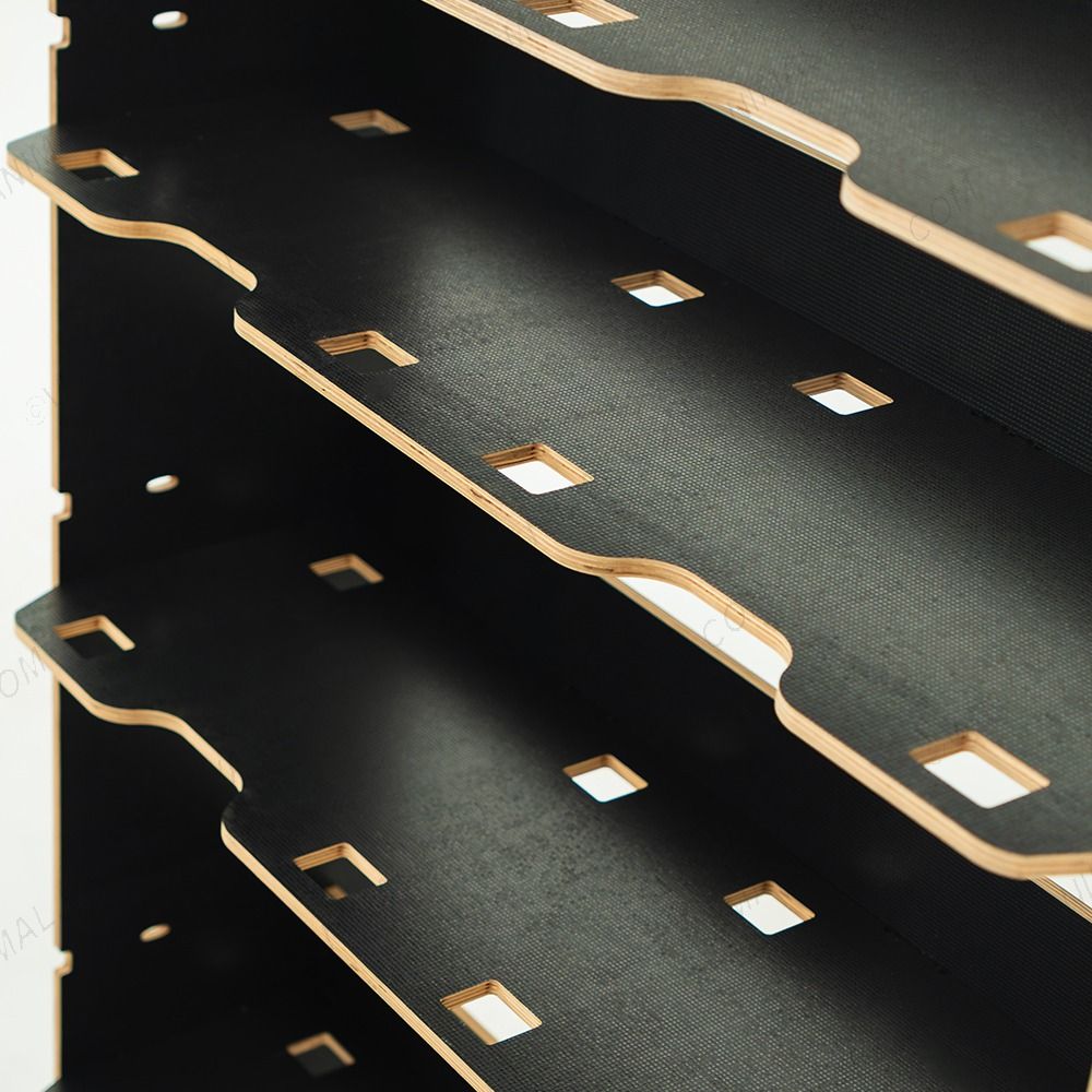 Close-up view of the Festool Systainer Shelving Rack 