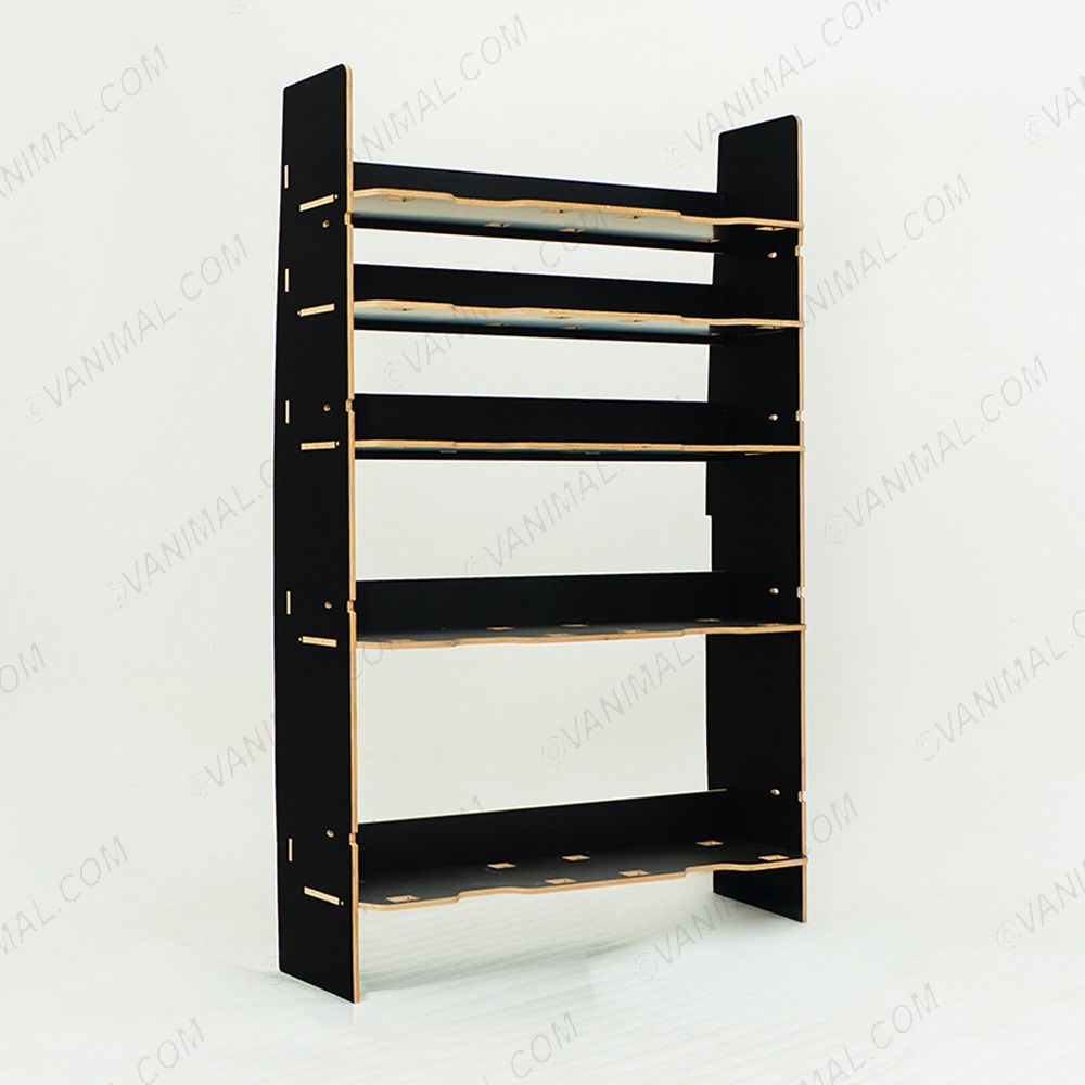 Nissan Interstar 2025 OS front racking with 5 Festool Systainer shelves