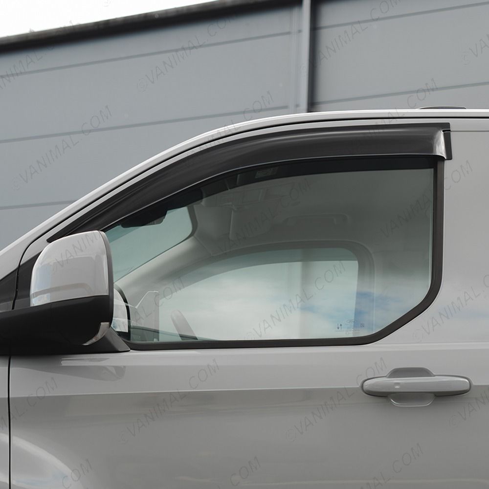 Passenger side view of the VW Transporter T7 2025- Set of 2 Adhesive Wind Deflectors