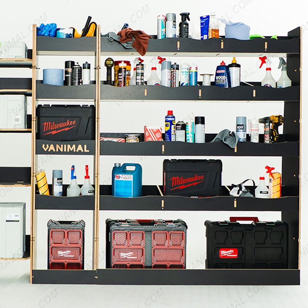 Rear van view of the Nissan Interstar 2025- L3 Hexaboard Driver Side