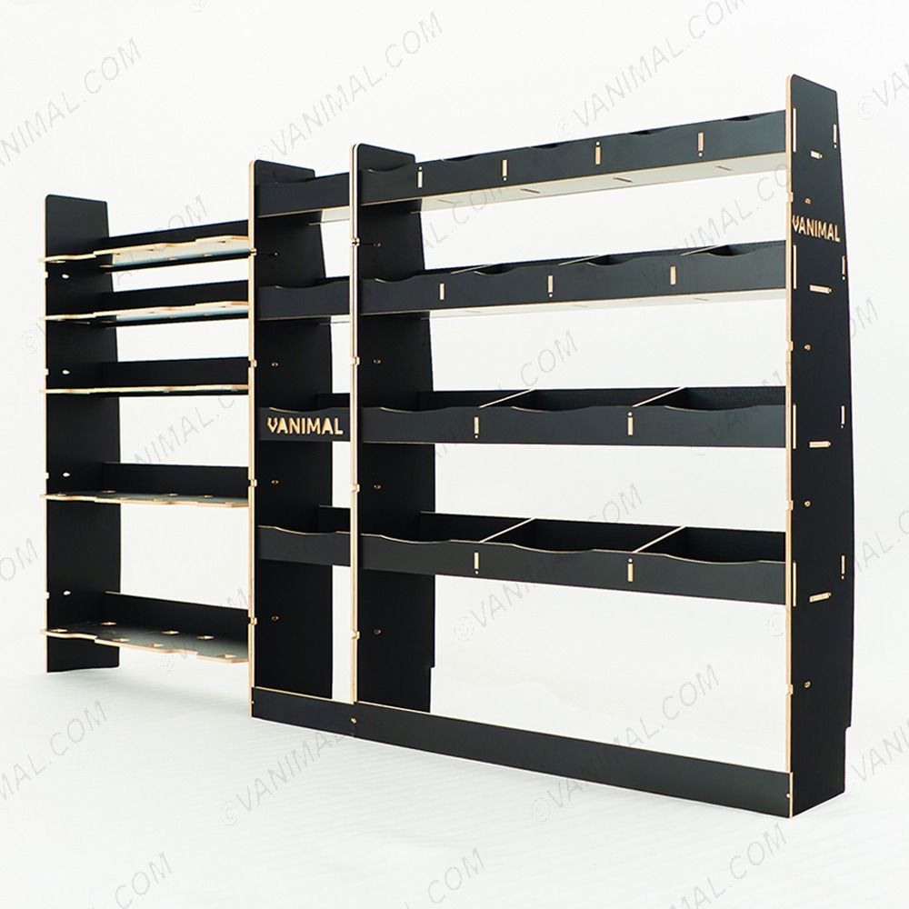 Nissan Interstar 2025 L3 full driver side hexaboard van racking with Festool shelves