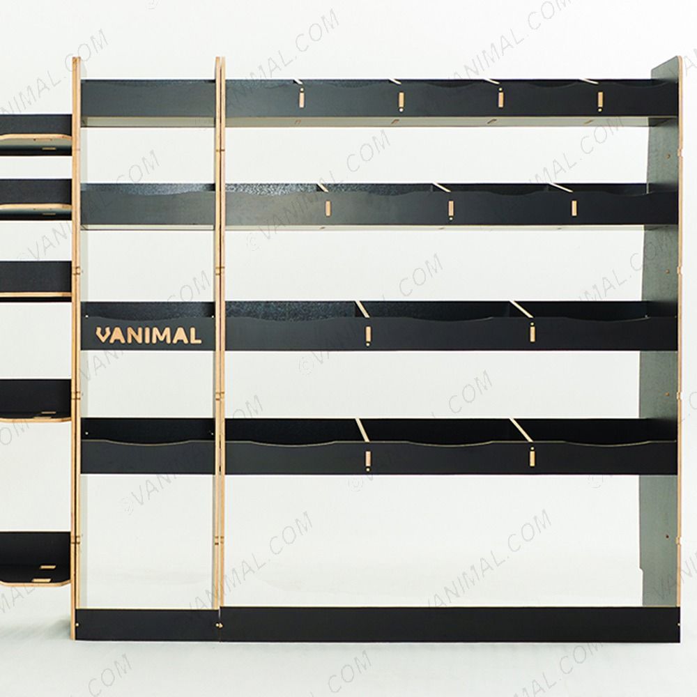  Infill and x5 Festool Shelves displayed with tools and toolboxes