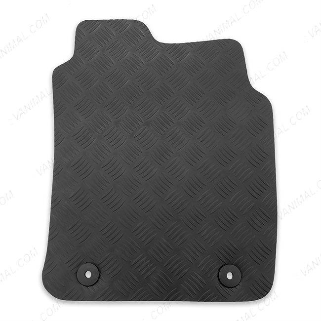 Finish of the Maxus Deliver 9 2020+ Tailored Front Rubber Floor Mat (Heavy-Duty Checker Plate – 1 Piece)