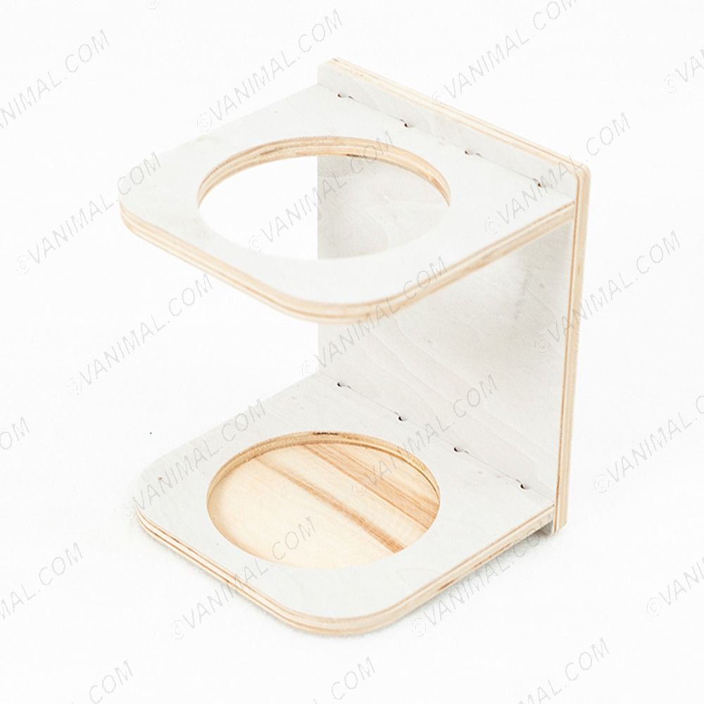 Side angle view of the Ply Hand Wipe Holder for Containers 