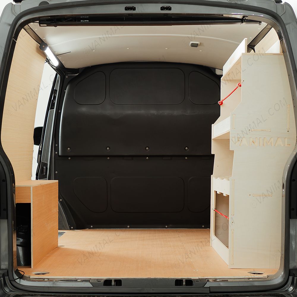 Rear van view of the Fiat Scudo Rear Ulti-Rack Van Racking V2