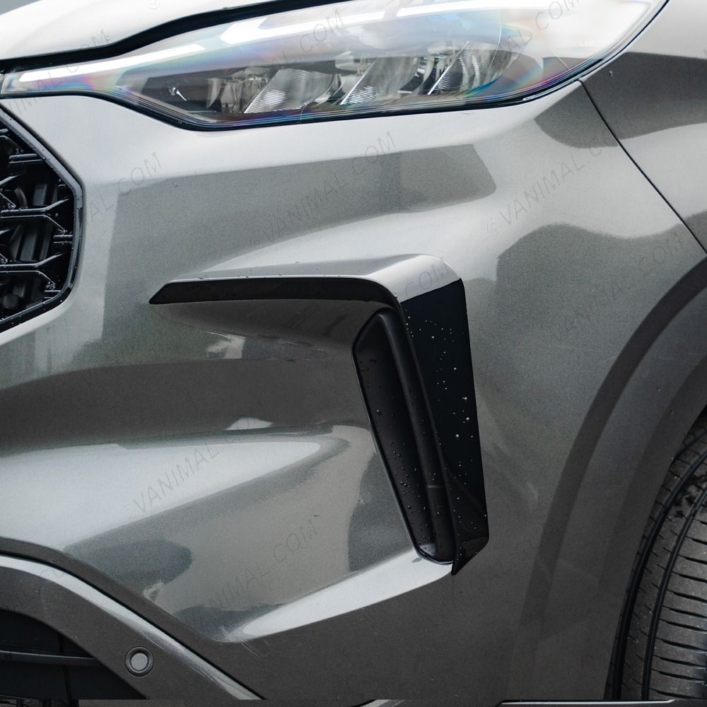 RH side Ford Transit Custom 2023- Gloss Black Front Canards