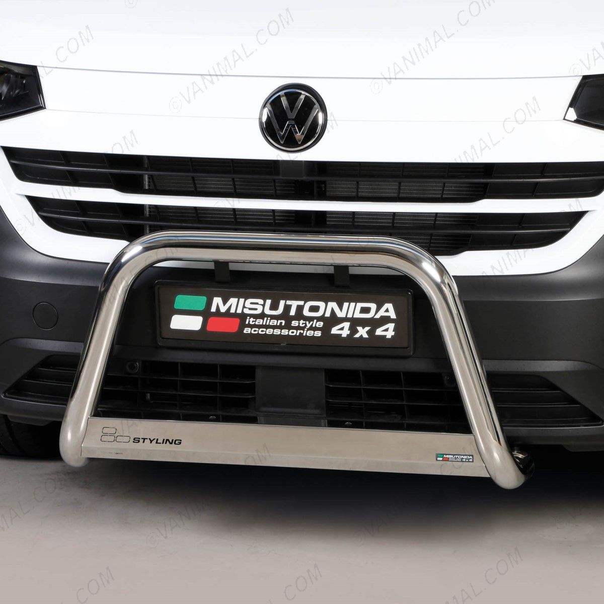 VW Transporter T7 2025- Polished Stainless Steel Front A-bar