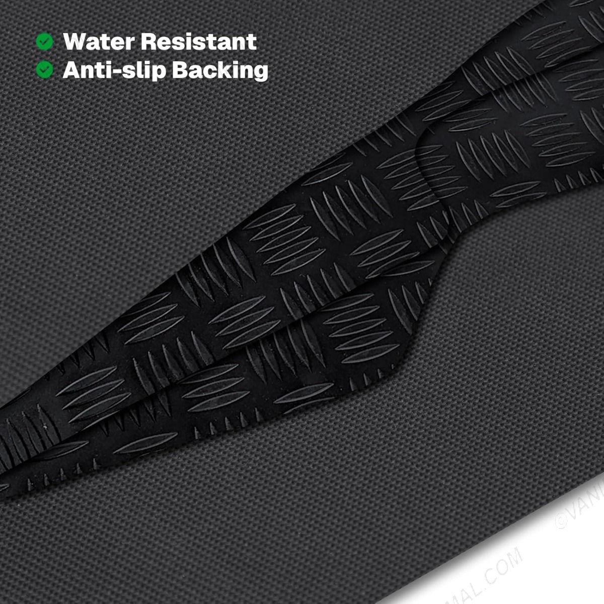 Front Rubber Floor Mat (Chequer Plate) for Transit 2020+ Manual