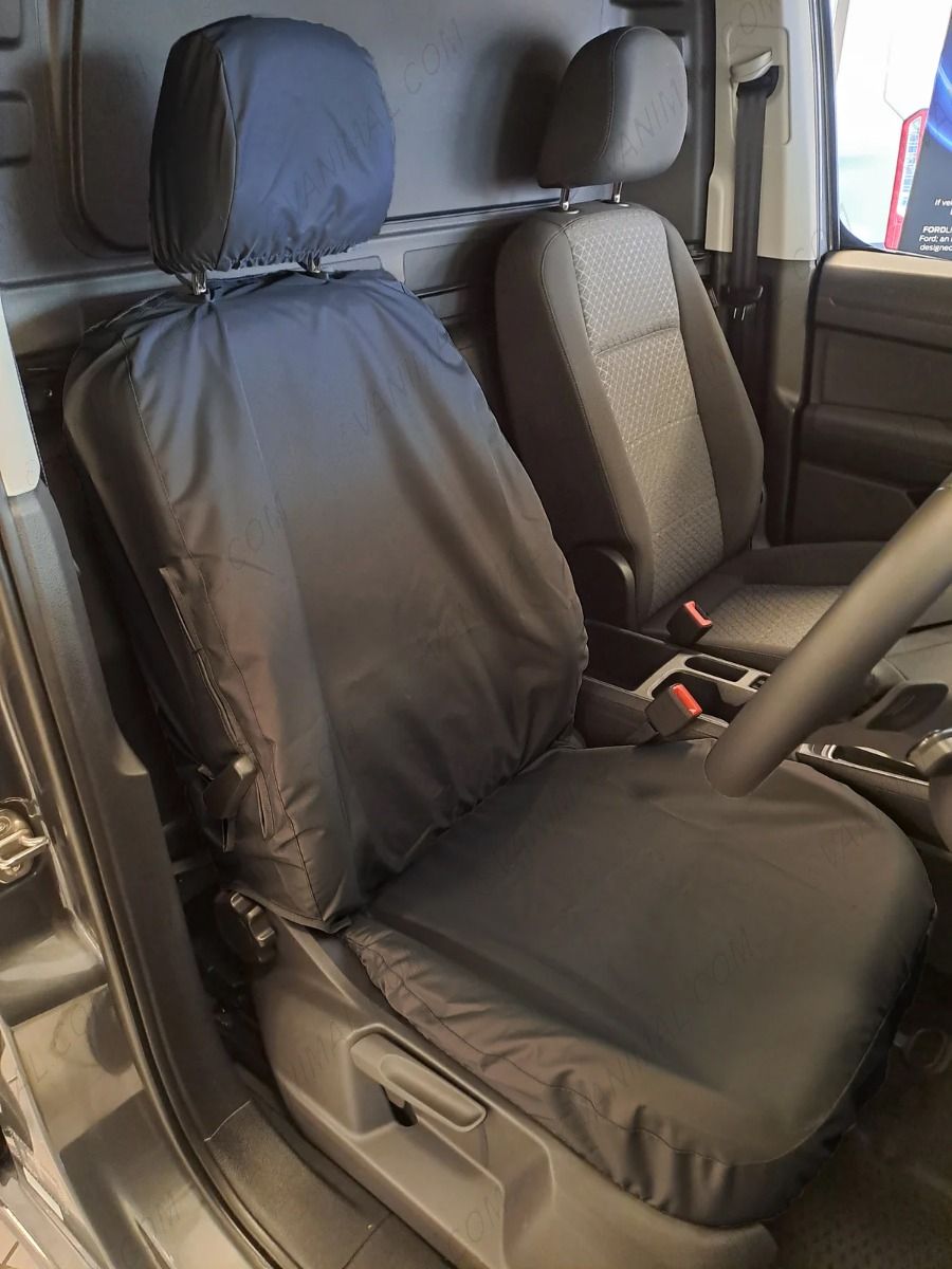 Ford Transit Connect 2024- Tailored Waterproof Front Driver's Seat Cover (With Armrests)