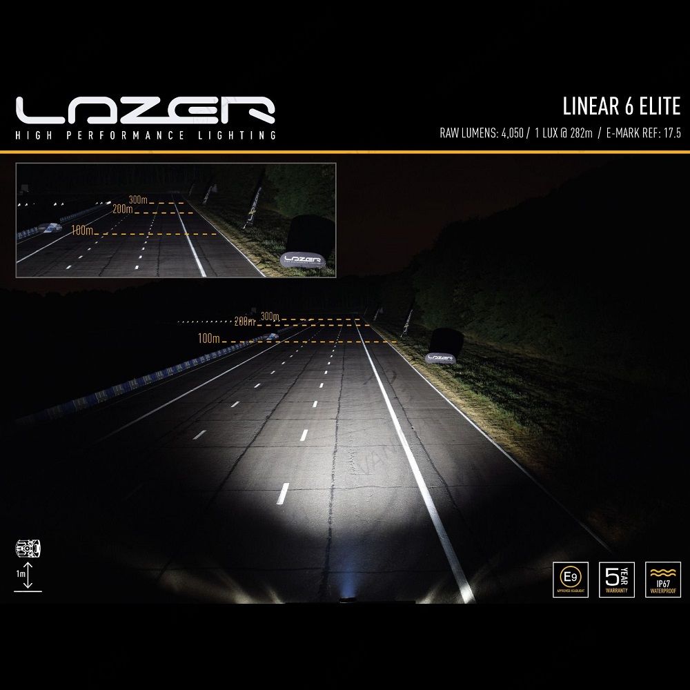 Lazer Linear 6 Elite LED  6" Light Bar Pair