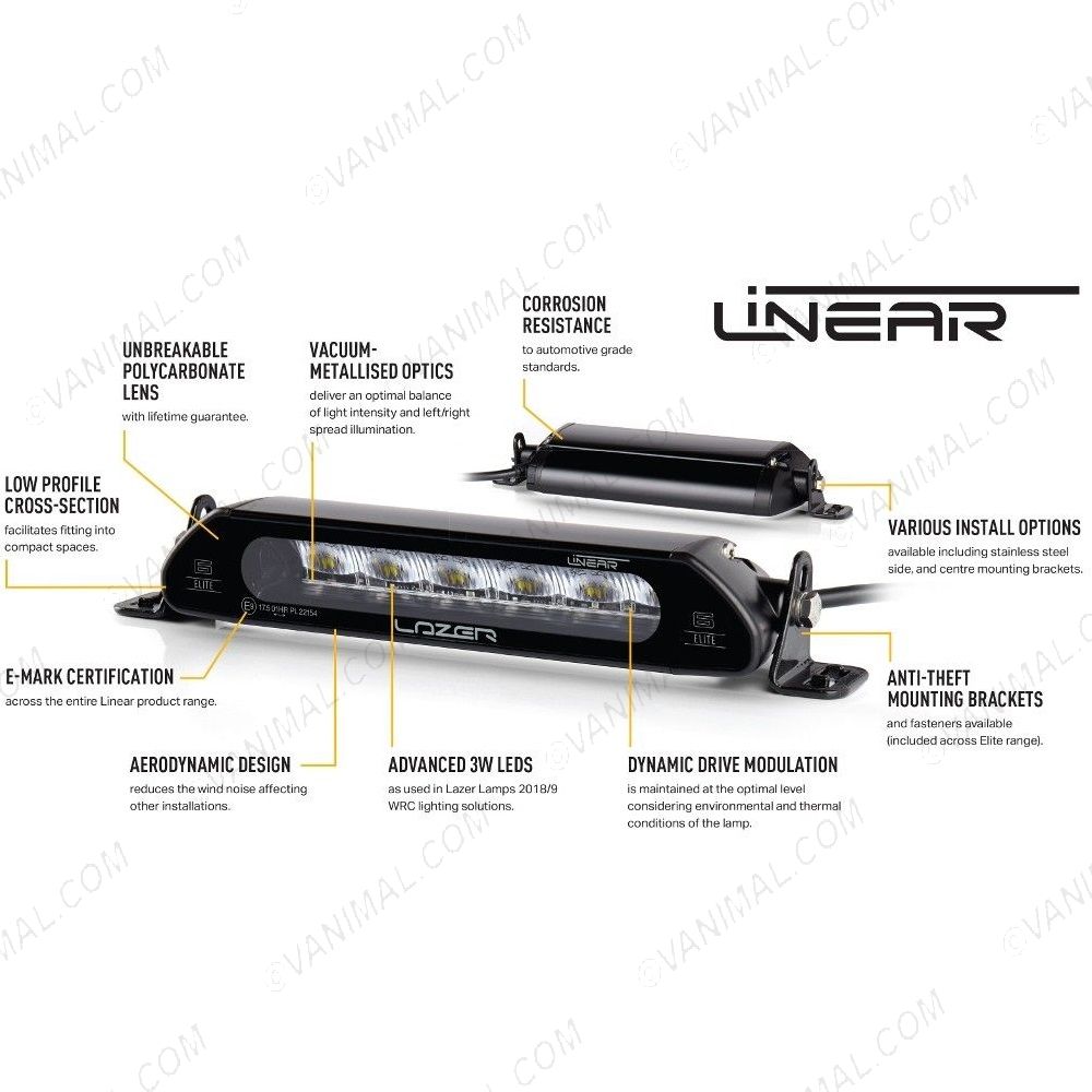 Lazer Lamps Linear-12 Elite LED Light Bar Features