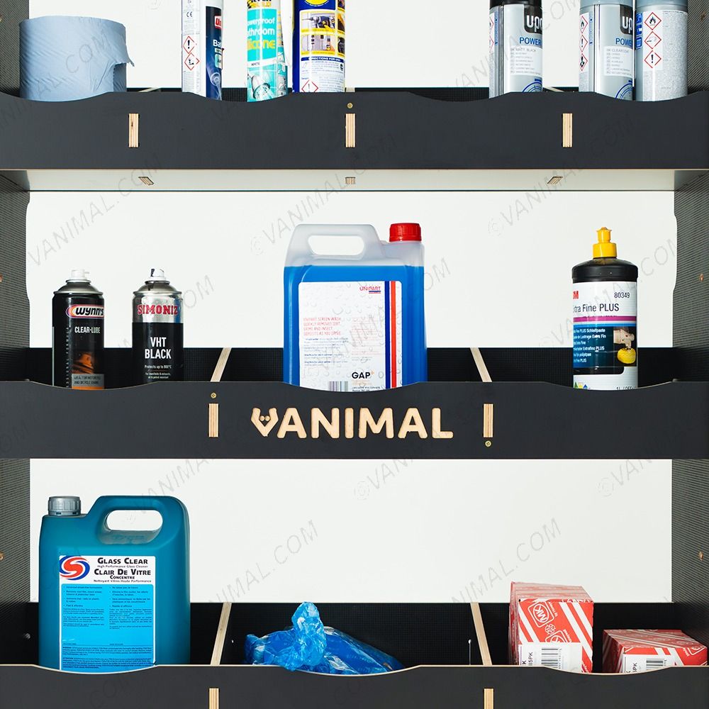 Phenolic-coated hexaboard racking