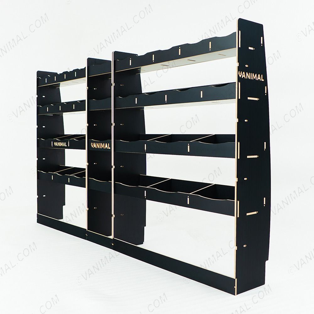 High‑capacity hexaboard racking system for Nissan Interstar 2025 with front and balanced rear storage