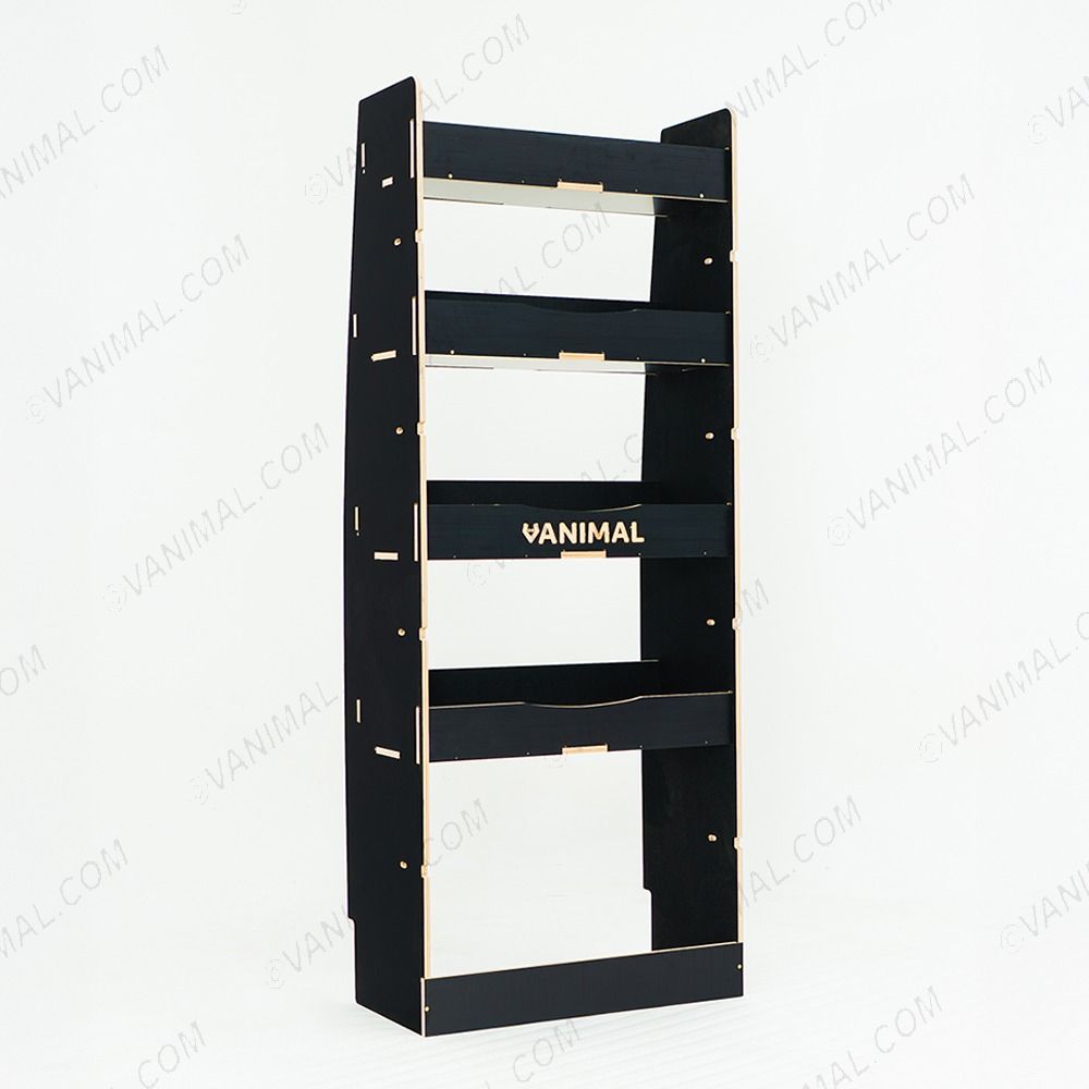 Nissan Interstar 2025 L3 racking system with 8 compartments and 4 shelves