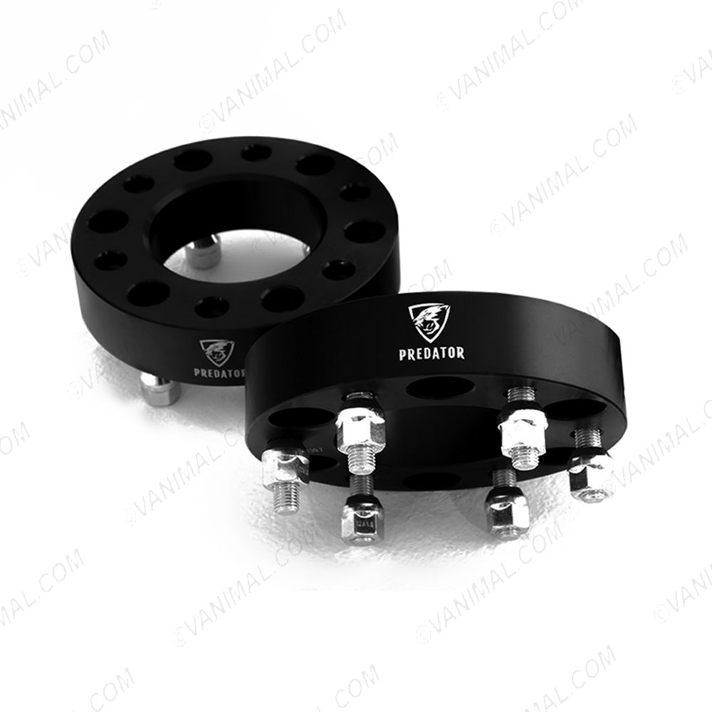 VW Transporter T5 & T6 20mm Predator Wheel Spacers in Black - Pair