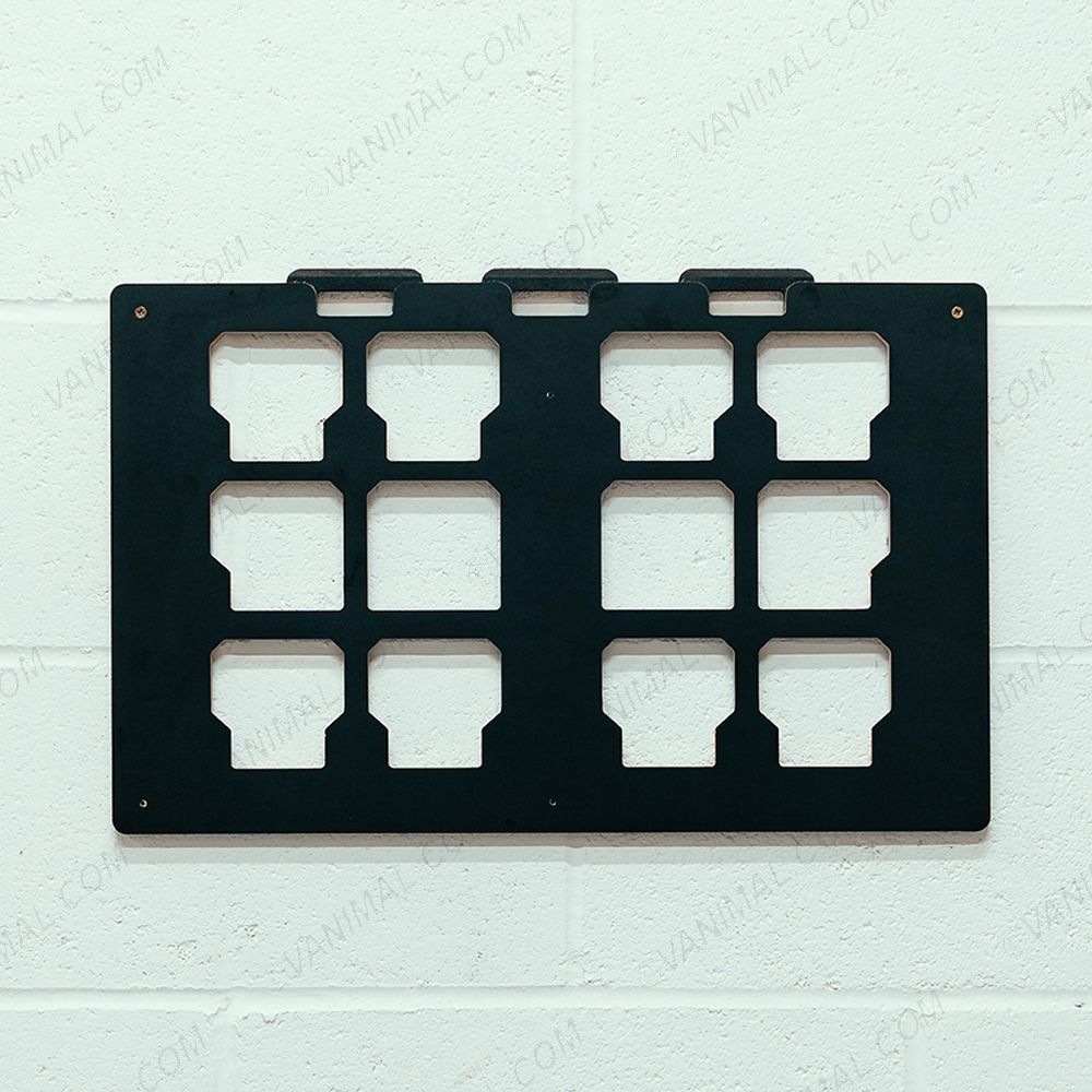 Front view of the Milwaukee PackOut Wall-Mount Shelf