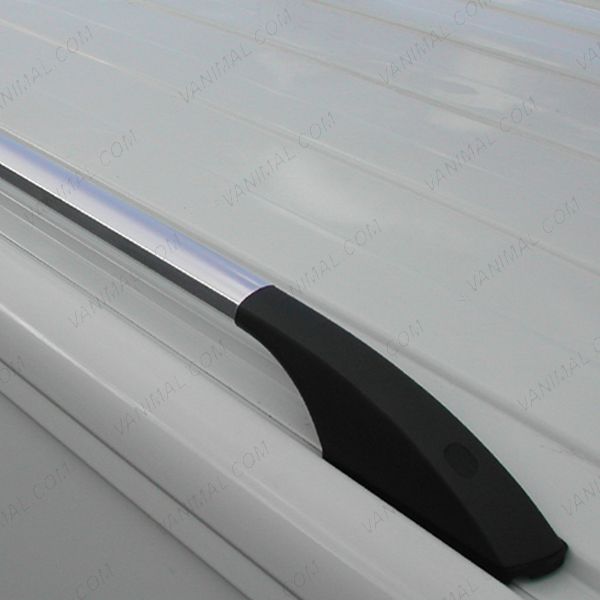 Nissan Primastar LWB Silver Alloy Roof Rails