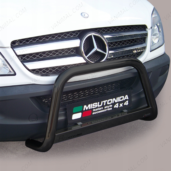 Mercedes Sprinter 2006-2013 Black Stainless Steel Front A-Bar