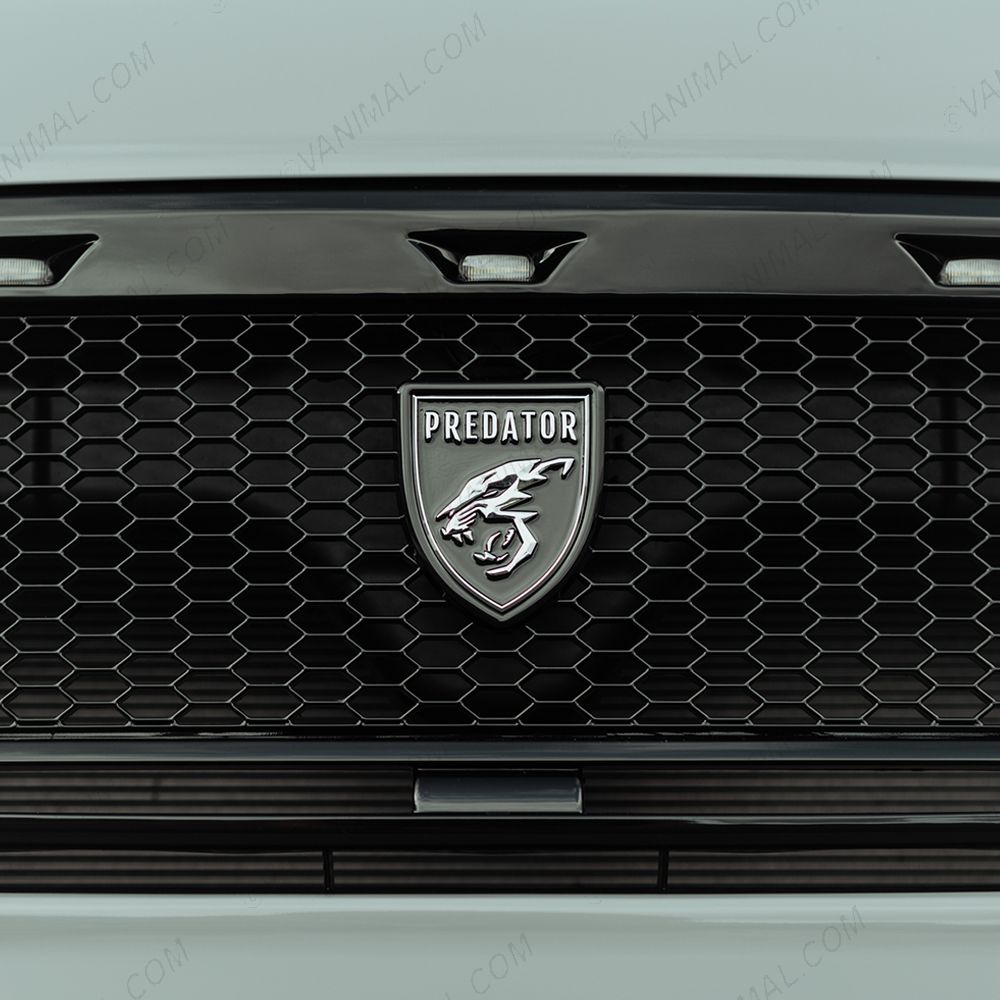 Predator Badge Branding on the Predator Mesh Grille