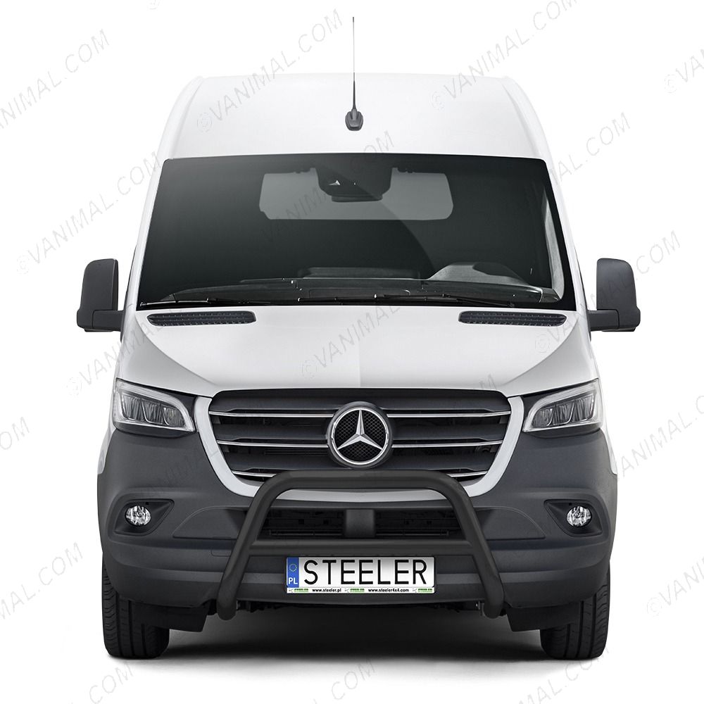 Mercedes Sprinter W907 2018- Black Front A-Bar