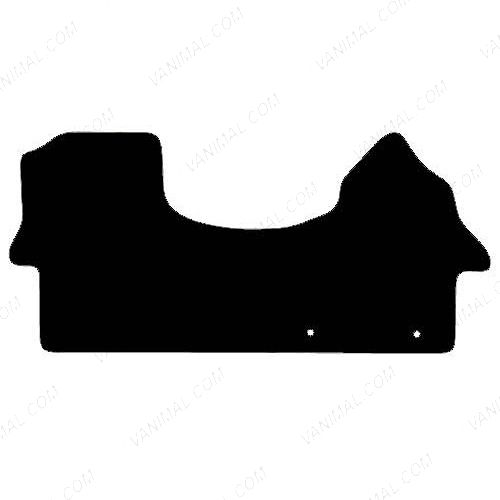 Mercedes Sprinter 2018- Tailored Front Rubber Floor Mat (3mm Diamond – 1 Piece)