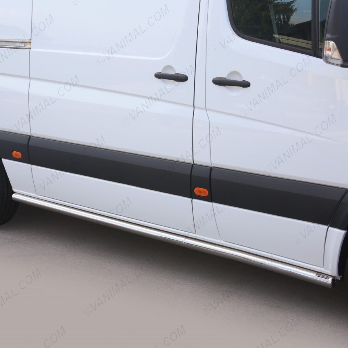 Mercedes Sprinter 2018- MWB Polished Side Bars