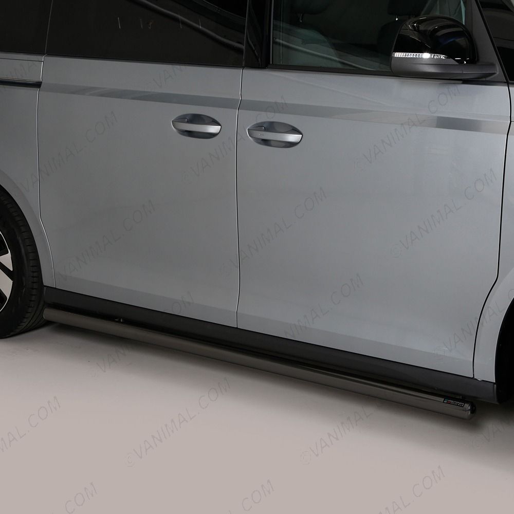VW ID Buzz 2023- SWB Black Stainless Steel Side Bars