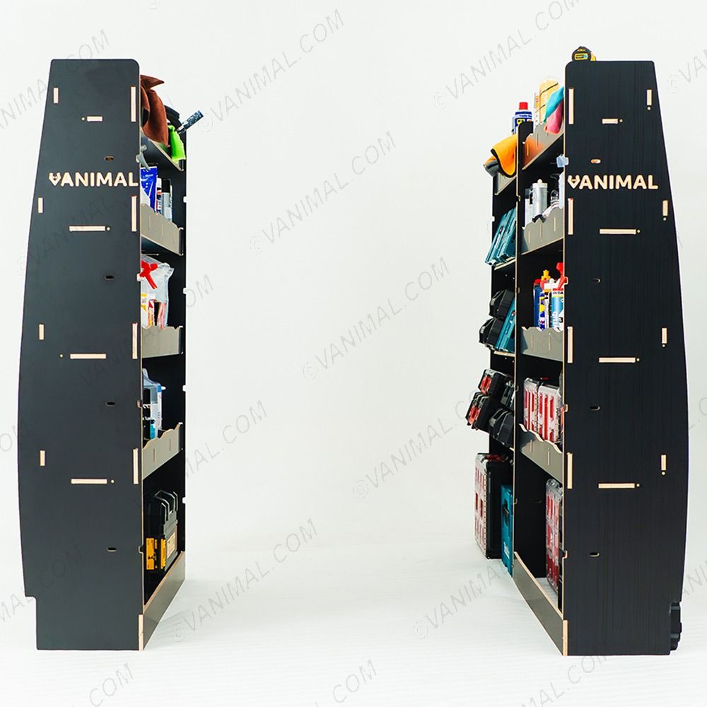 Professional hexaboard triple racking configuration for Nissan Interstar 2025 vans