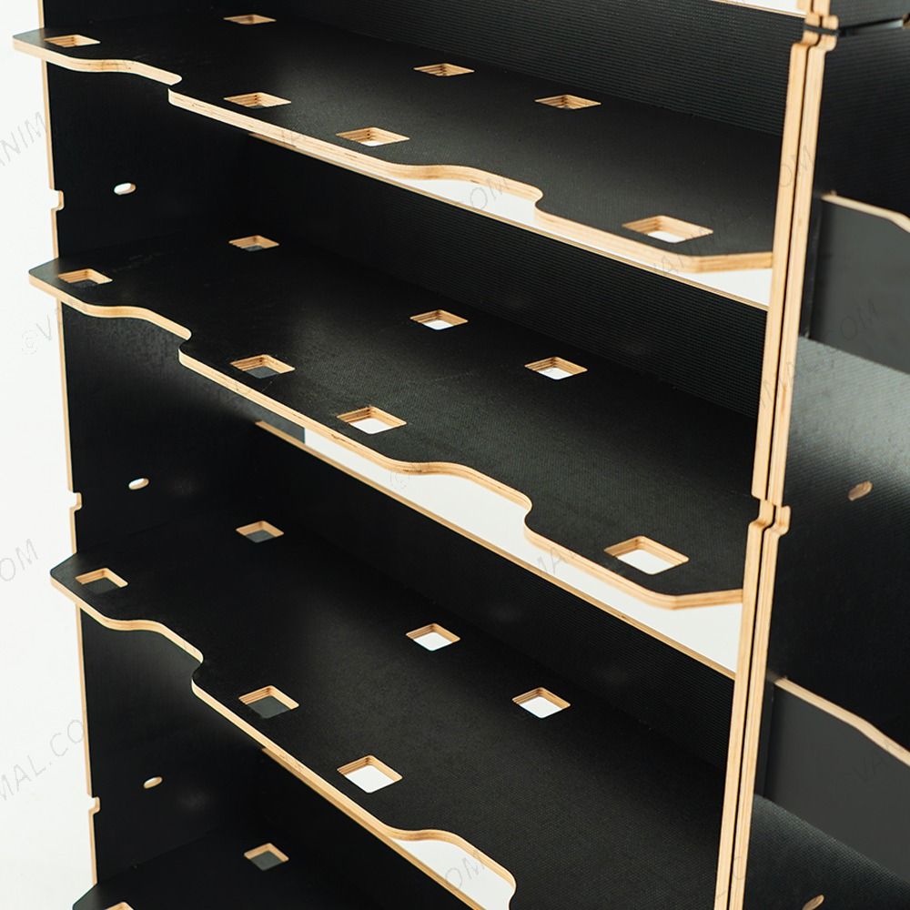 Close-up view of the Festool Shelving Rack