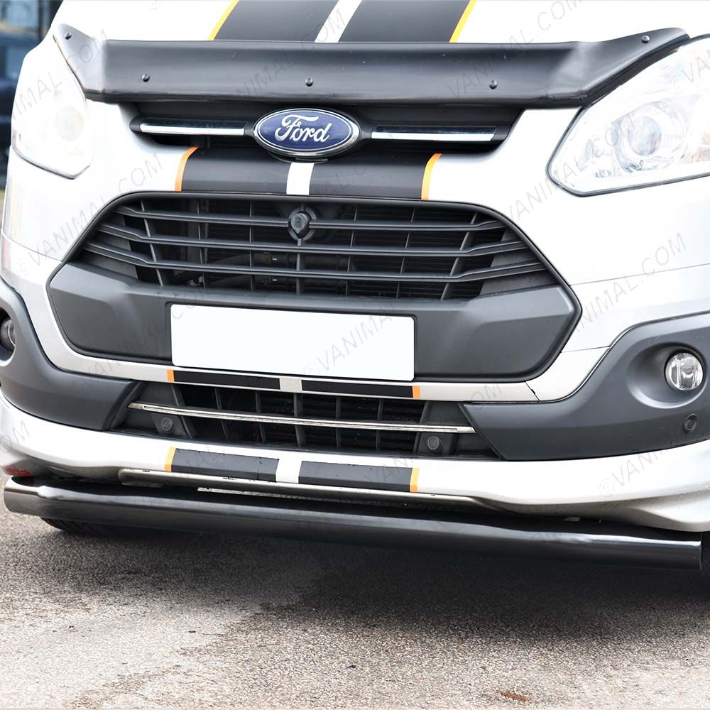 Ford Transit Custom 2012-2018 Black Front Spoiler Bar