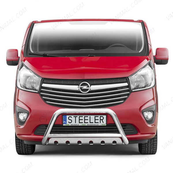 Renault Trafic 2014-2019 Polished Front A-Bar with Axle Plate