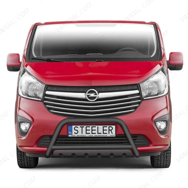 Renault Trafic 2014-2019 Black Front A-Bar with Axle Plate