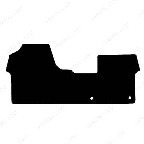 Vauxhall Vivaro 2019+ Tailored Front Rubber Floor Mat (Heavy-Duty Checker Plate – 1 Piece)