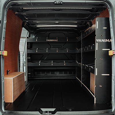 Vanimal Black Phenolic Hexaboard Racking