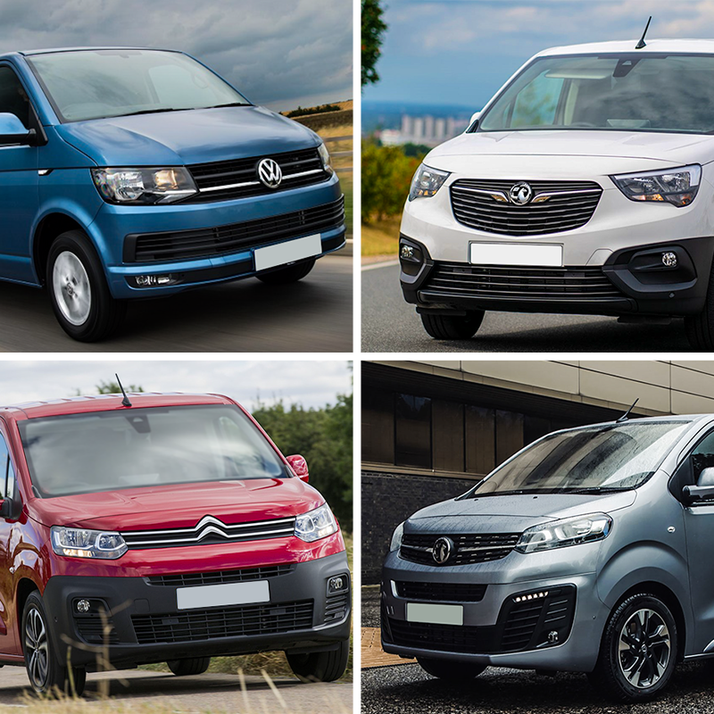 Four of the Uk's Top Ten Vans