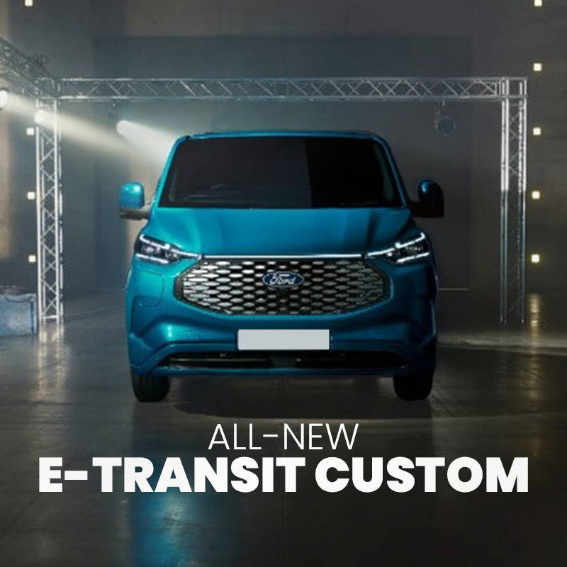 Plug into the new Ford E-Transit Custom - with a 236-mile range!