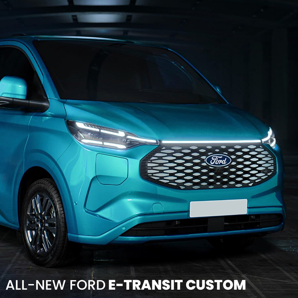 Plug into the new Ford E-Transit Custom - with a 236-mile range!