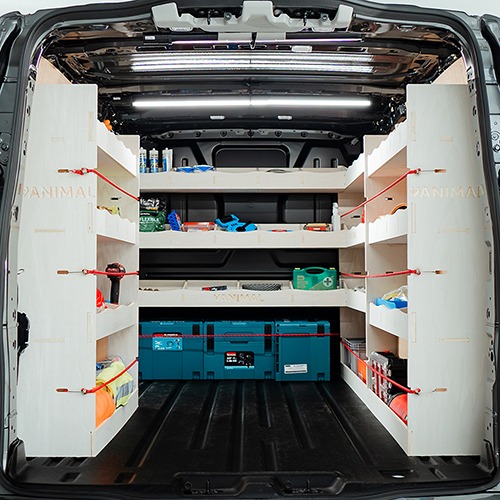 accessible and organised plywood racking
